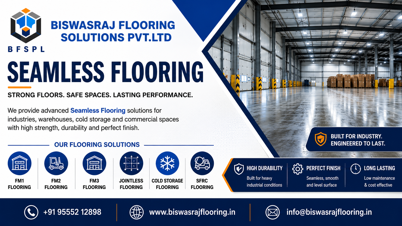 Seamless Flooring Services for Modern Industrial Spaces